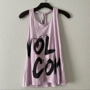 VOLCOM mock racerback tank top size S